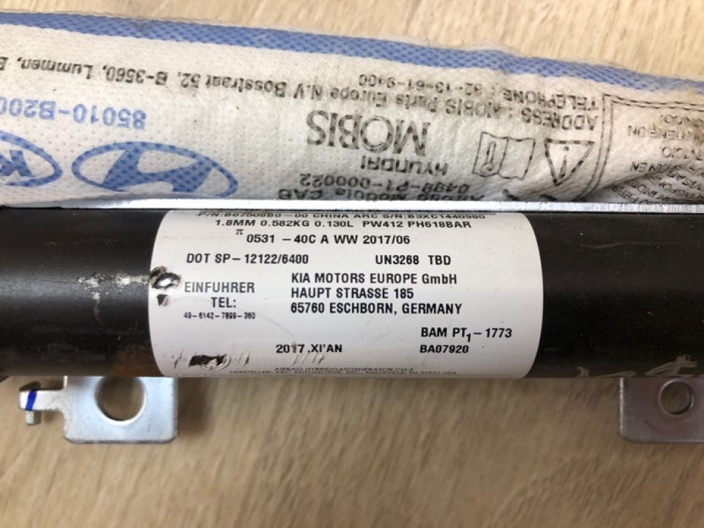 85010-B2000 | Подушка безпеки (штора) лів. KIA SOUL PS 13-19 - Фото 7