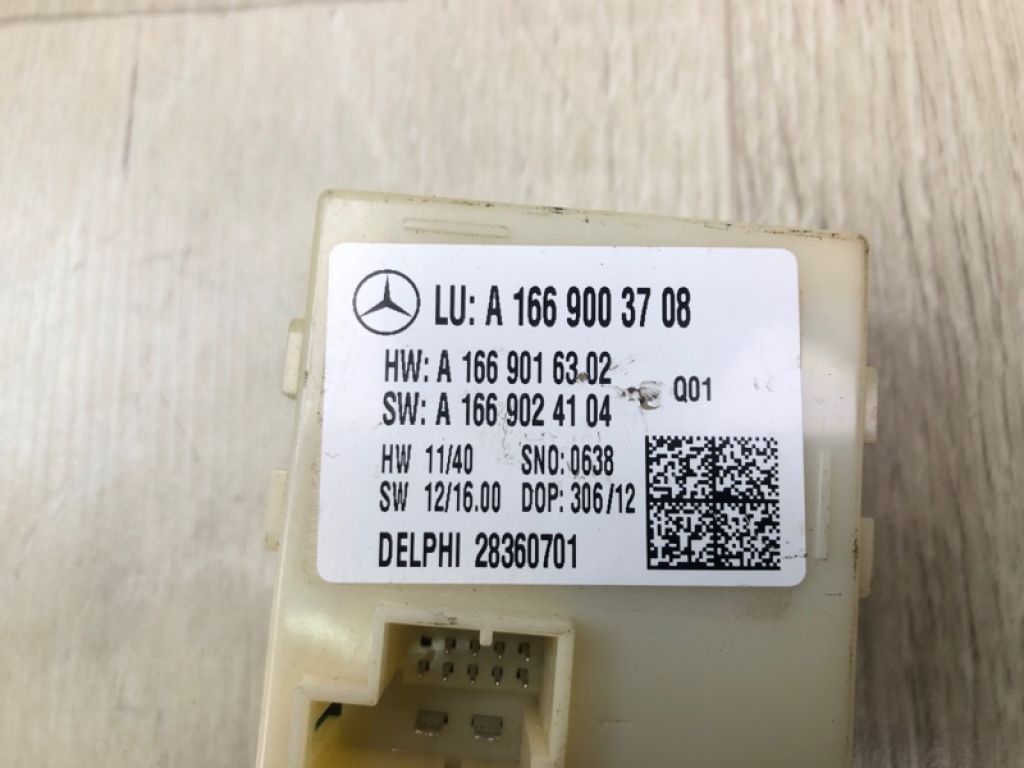 A 166 900 35 13 | Блок управления крышкой багажника MERCEDES GL-CLASS X166 12-16 - Фото 7