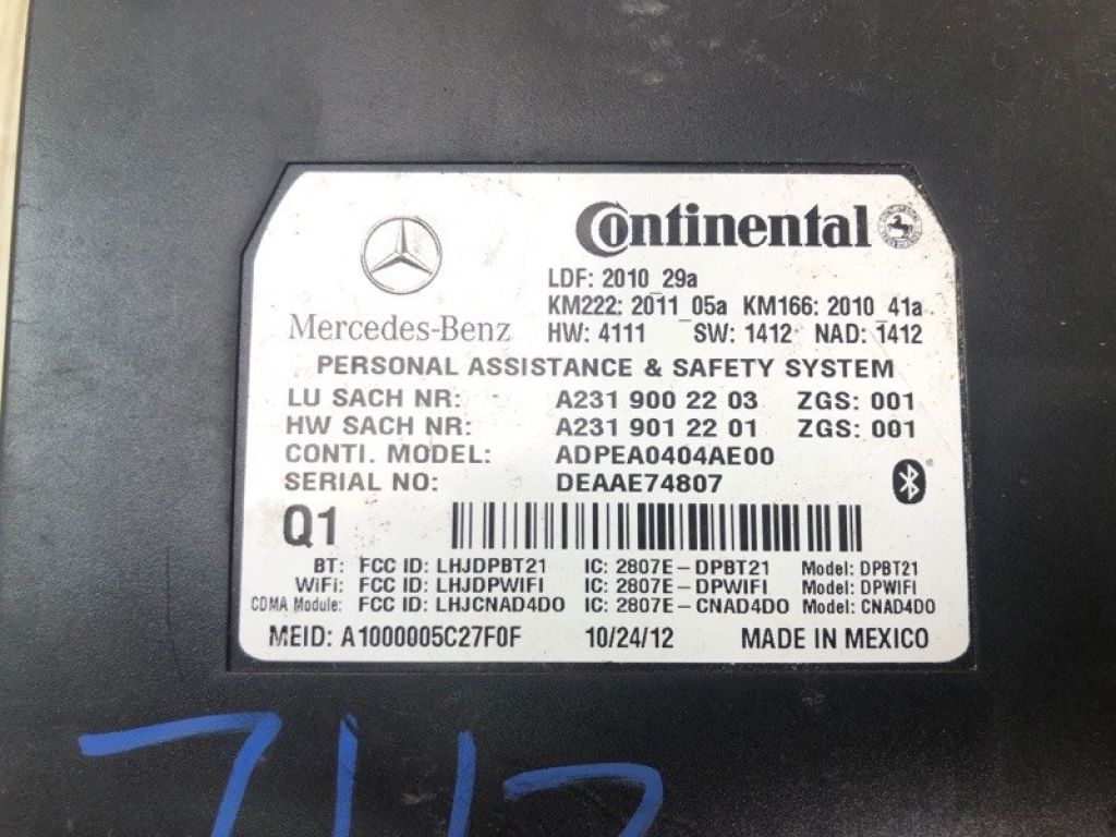A 231 900 09 04 | Блок управления телефоном MERCEDES GL-CLASS X166 12-16 - Фото 8