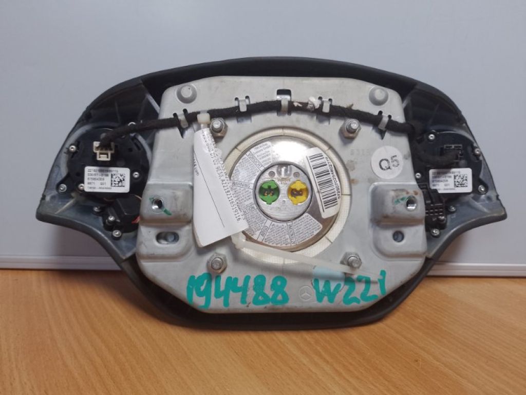 A 221 860 05 02 9E38 | Подушка безопасности в руль MERCEDES S-CLASS W221 06-13 - Фото 2