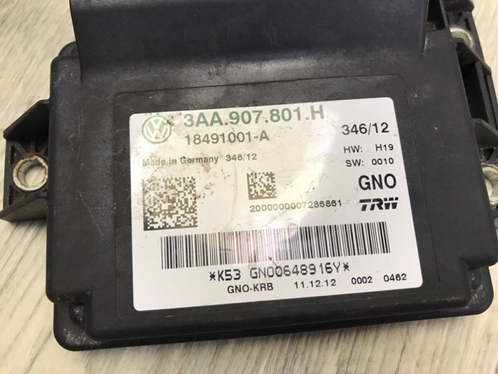 3AA 907 801 J | Блок керування стоянковим гальмом VOLKSWAGEN TIGUAN 08-17 - Фото 4