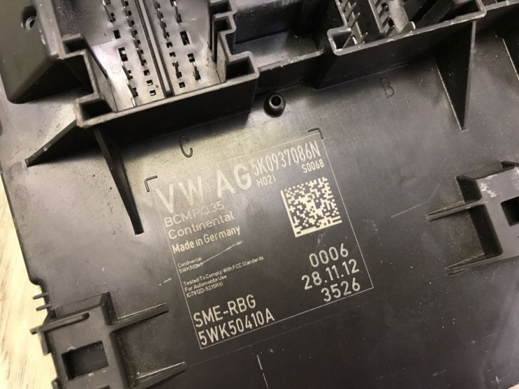 5K0 937 087 AD Z3S | Блок комфорту VOLKSWAGEN TIGUAN 08-17 - Фото 5