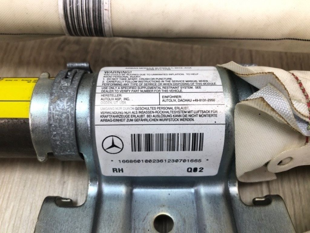 A 166 860 10 02 | Подушка безопасности (штора) прав. MERCEDES GL-CLASS X166 12-16 - Фото 5