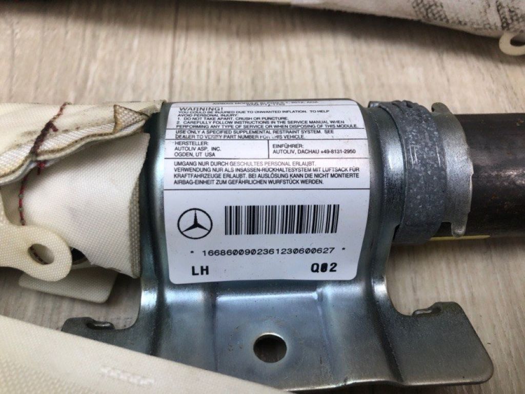 A 166 860 09 02 | Подушка безопасности (штора) лев. MERCEDES GL-CLASS X166 12-16 - Фото 4