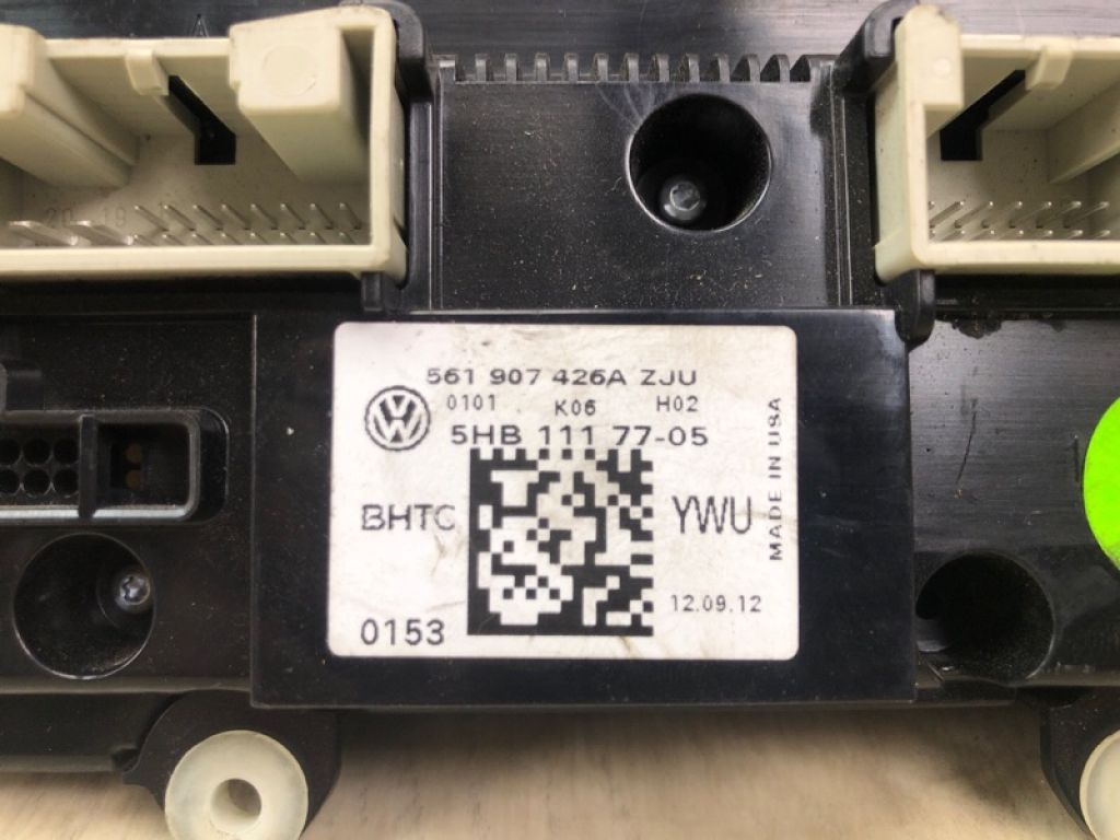 561 907 426 J ZJU | Блок керування піччю VOLKSWAGEN TIGUAN 08-17 - Фото 6