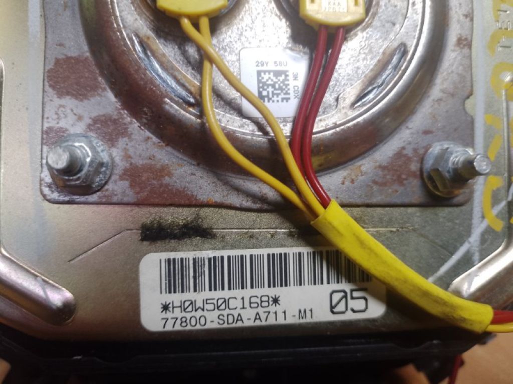 77810-SDA-L20ZA | Подушка безопасности в руль передн. HONDA ACCORD USA 03-07 - Фото 7