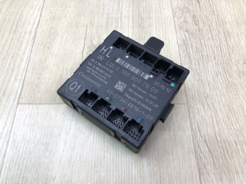 A 166 900 78 09 | Блок управления дверей задн. лев. MERCEDES GL-CLASS X166 12-16