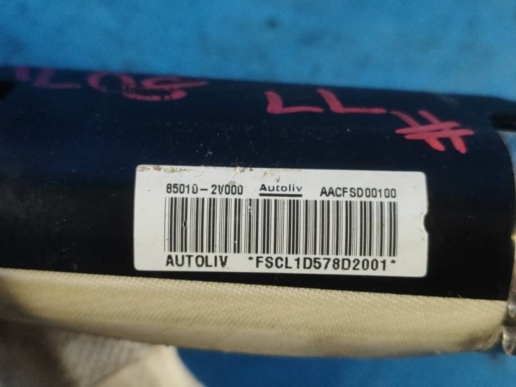 850102V000 | Подушка безпеки (штора) лів. HYUNDAI VELOSTER 11-18 - Фото 4
