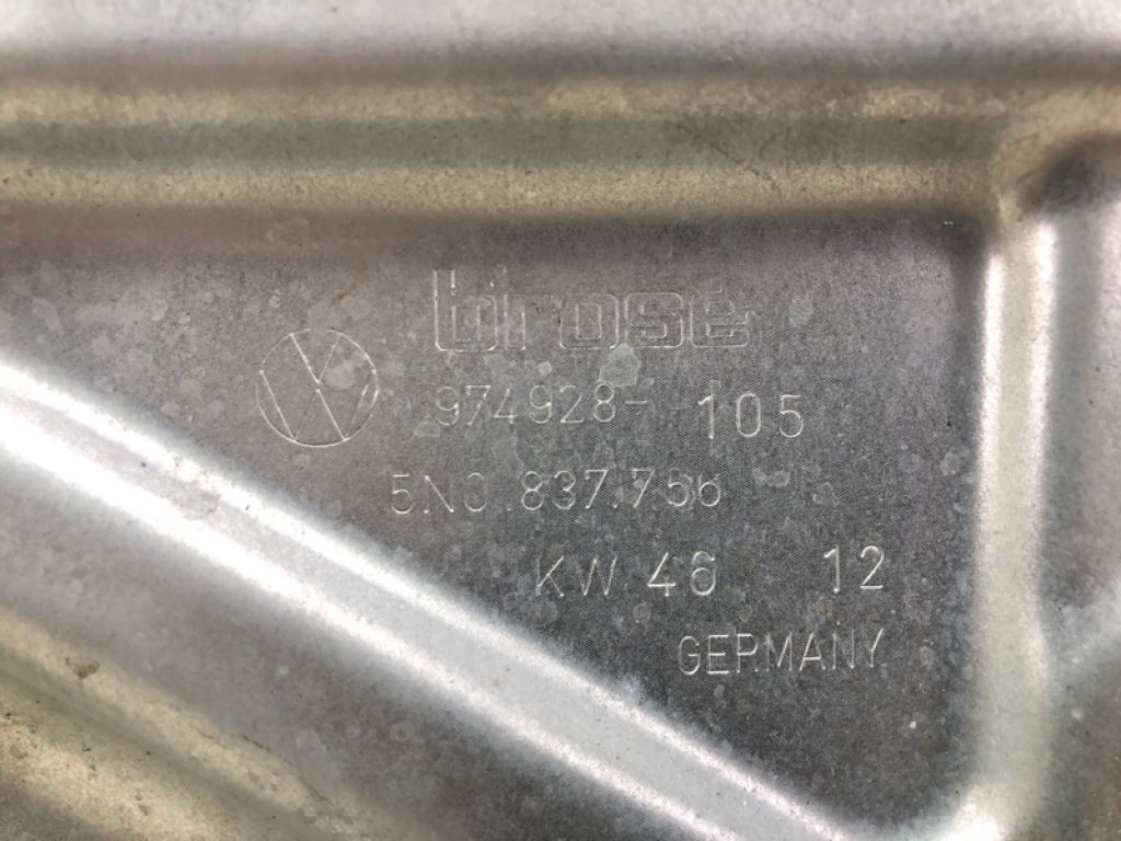 5N0837462 | Стеклоподъемник передн. прав. VOLKSWAGEN TIGUAN 08-17 - Фото 4