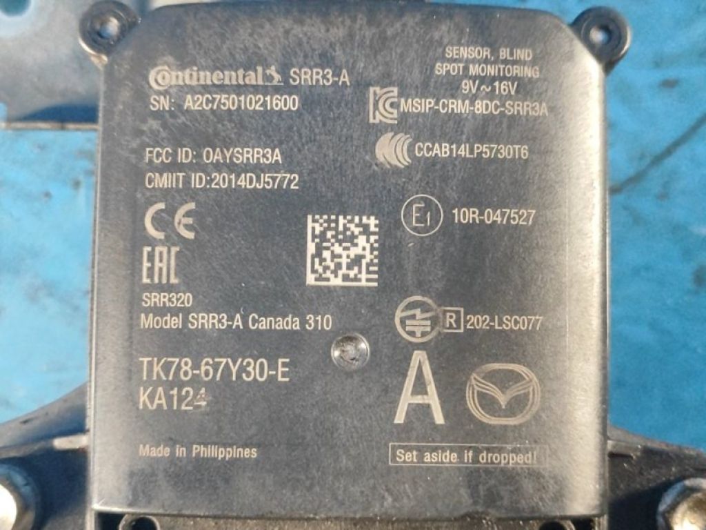 TK78-67Y30-E | Датчик сліпих зон MAZDA CX-9 16- - Фото 4