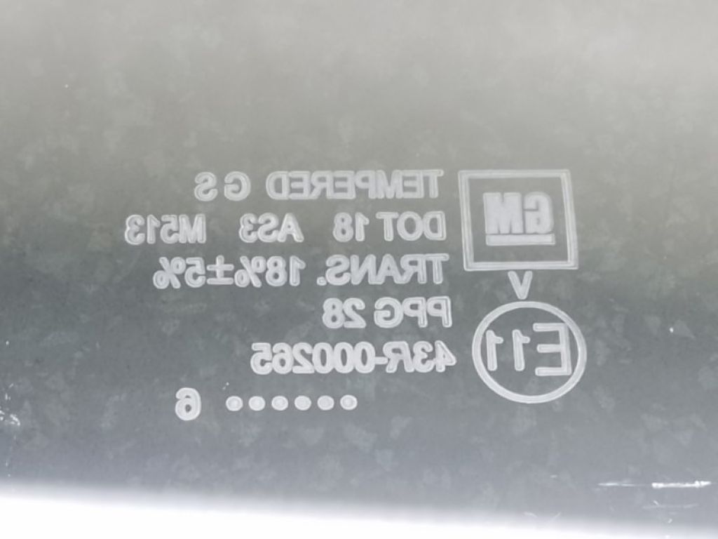 15094404 | Скло дверей задн. прав. HUMMER H3 05-10 - Фото 2