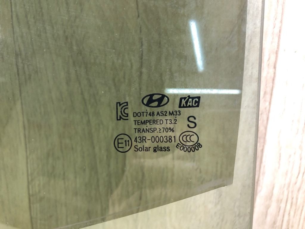 834113X020 | Скло дверей задн. лів. HYUNDAI ELANTRA MD 10-15 - Фото 3