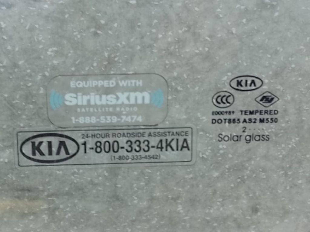 82411-2T010 | Скло дверей передн. лів. KIA OPTIMA TF 11-16 - Фото 2