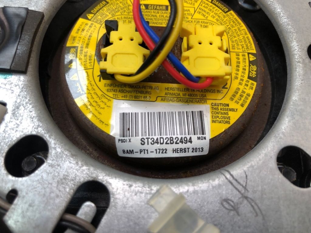 1SR37XDVAH | Подушка безопасности в руль JEEP COMPASS 06-16 - Фото 6