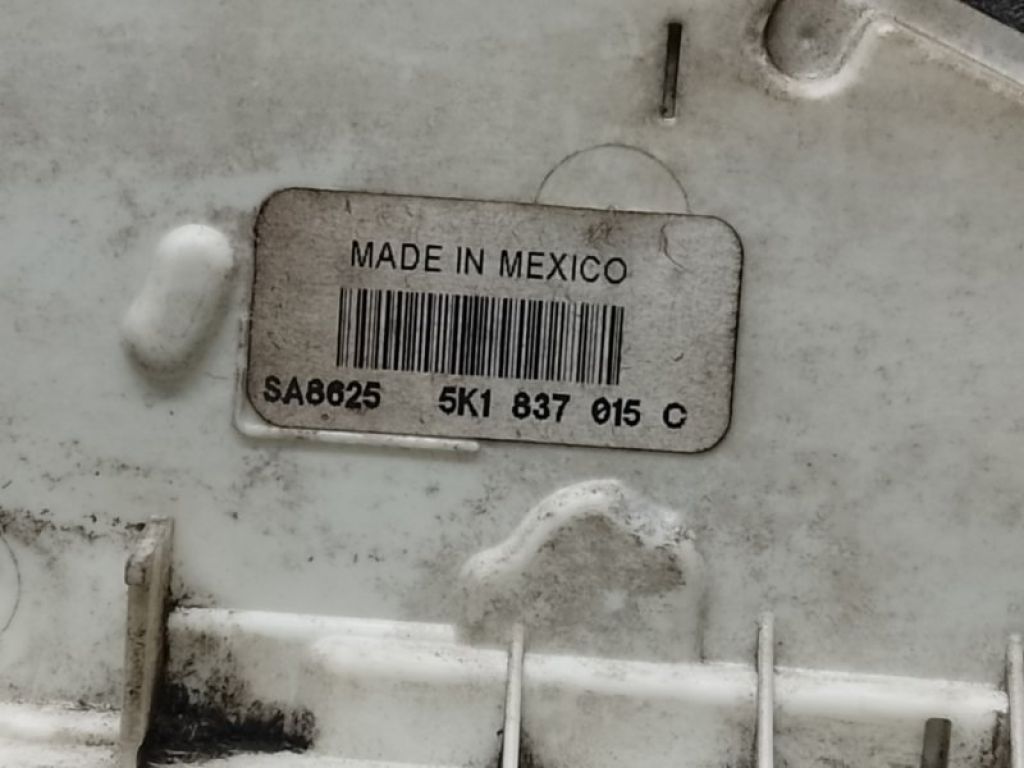 5K1 837 015 C | Замок двері передн. лів. VOLKSWAGEN JETTA USA 10-17 - Фото 5