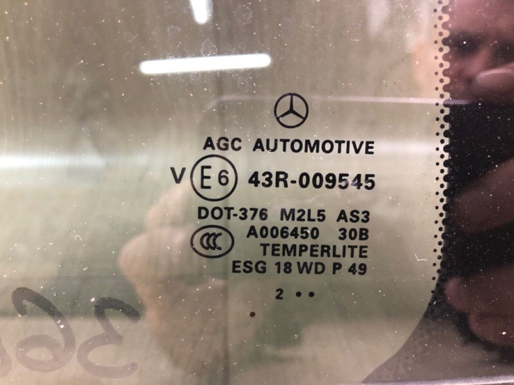 A 166 730 09 55 | Стекло двери глухое задн. лев. MERCEDES GL-CLASS X166 12-16 - Фото 4