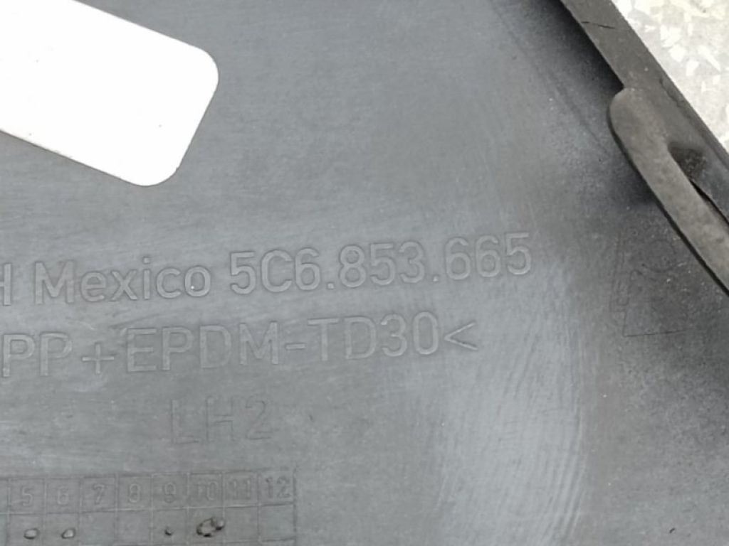 5C6853665 | Решітка переднього бампера лів. VOLKSWAGEN JETTA USA 10-17 - Фото 3