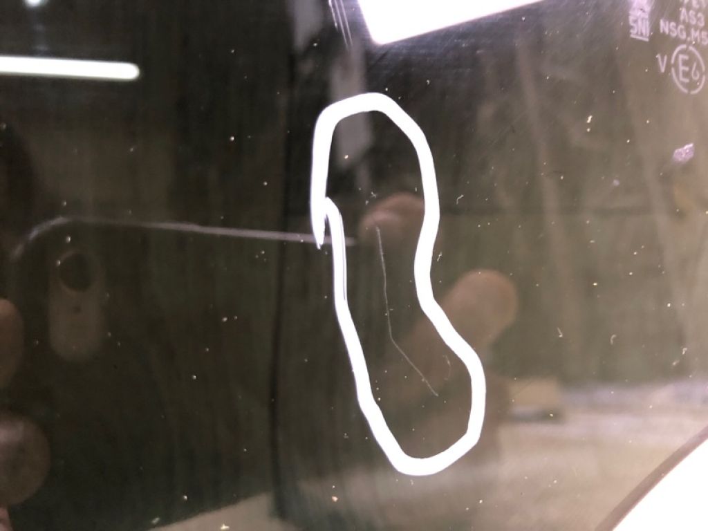 823011CA1A | Скло дверей задн. лів. INFINITI FX/QX70 S51 08-17 - Фото 4