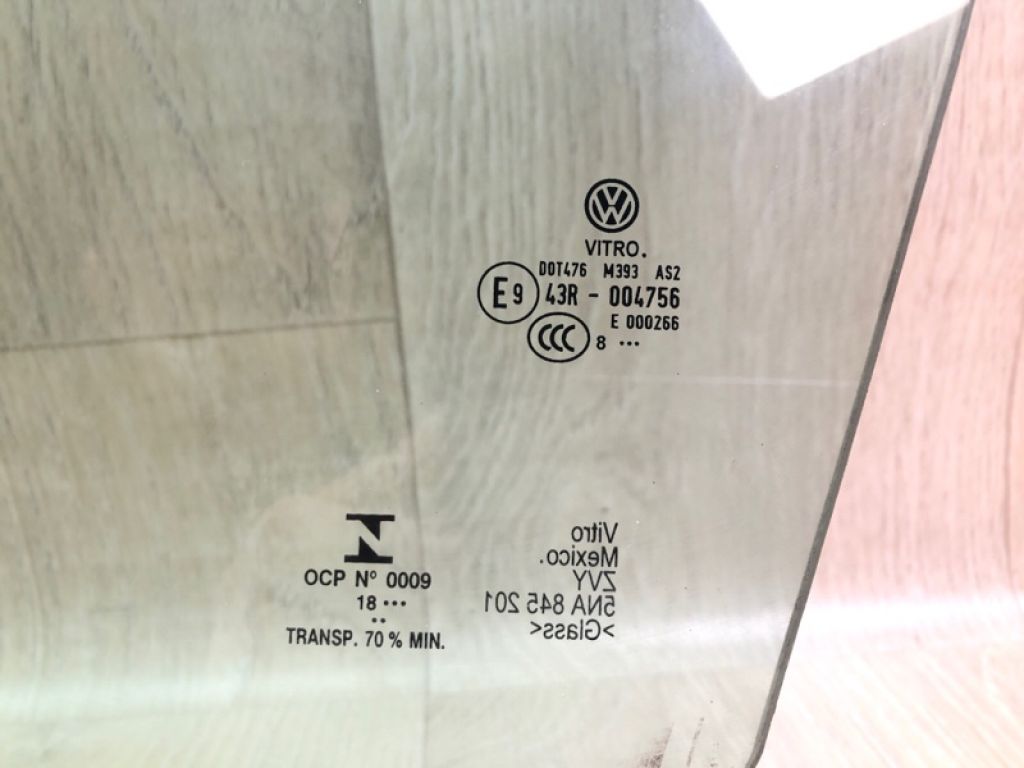 5NN845201A | Стекло двери передн. лев. VOLKSWAGEN TIGUAN 16-23 - Фото 4