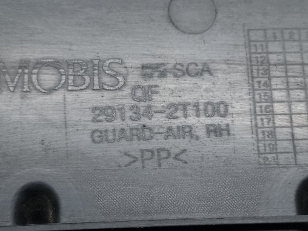 291342T100 | Дефлектор радіатора прав. KIA OPTIMA TF 11-16 - Фото 4