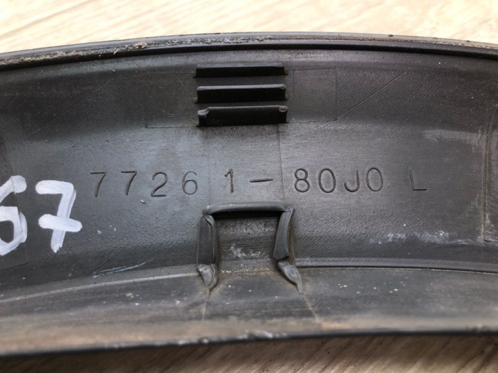 77260-80J00-5PK | Накладка крила (розширювач арки) задн. лів. SUZUKI SX4 06-13 - Фото 4