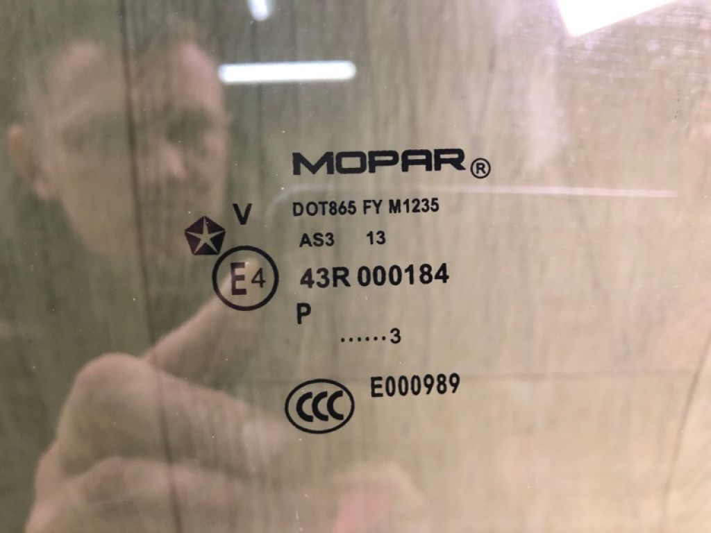 5074 225AC | Стекло двери задн. лев. JEEP COMPASS 06-16 - Фото 4