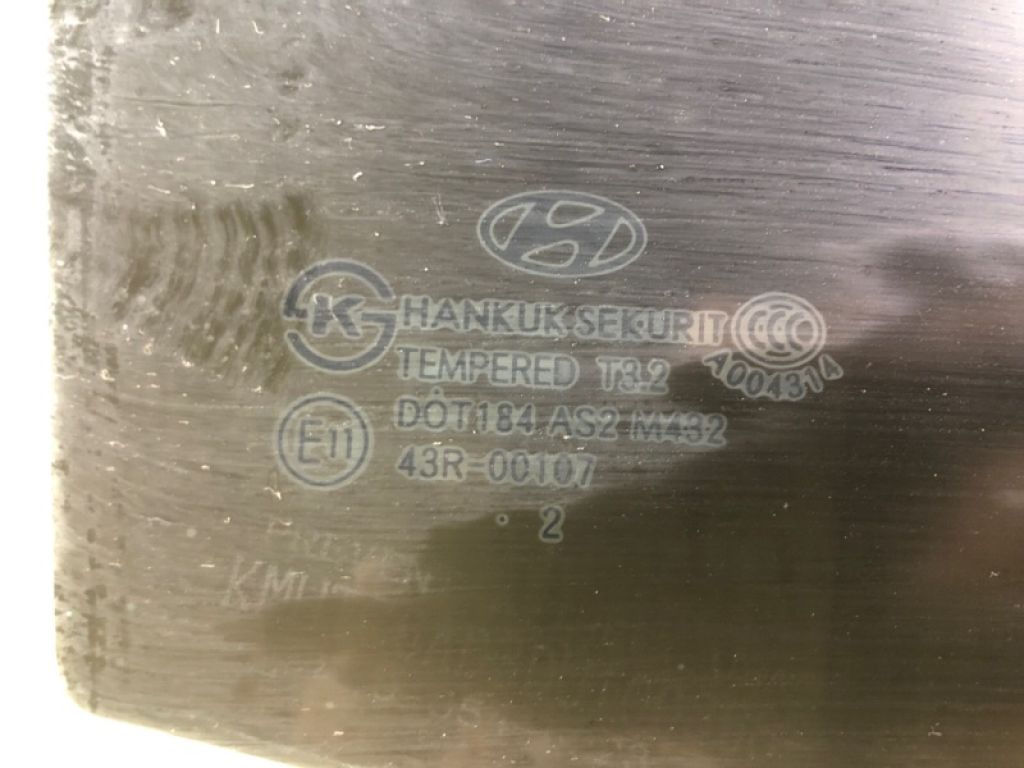 834212V000 | Скло дверей задн. прав. HYUNDAI VELOSTER 11-18 - Фото 4