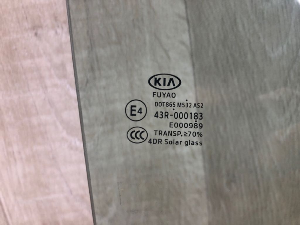 83420H8110 | Скло дверей задн. прав. KIA RIO FB 17- - Фото 4