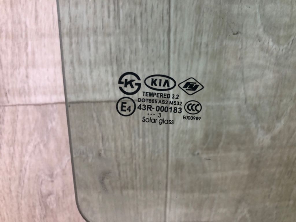 83420A7020 | Скло дверей задн. прав. KIA FORTE YD 12- - Фото 4