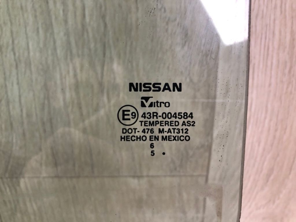 823013BA0A | Скло дверей задн. лів. NISSAN VERSA B17 11-19 - Фото 3