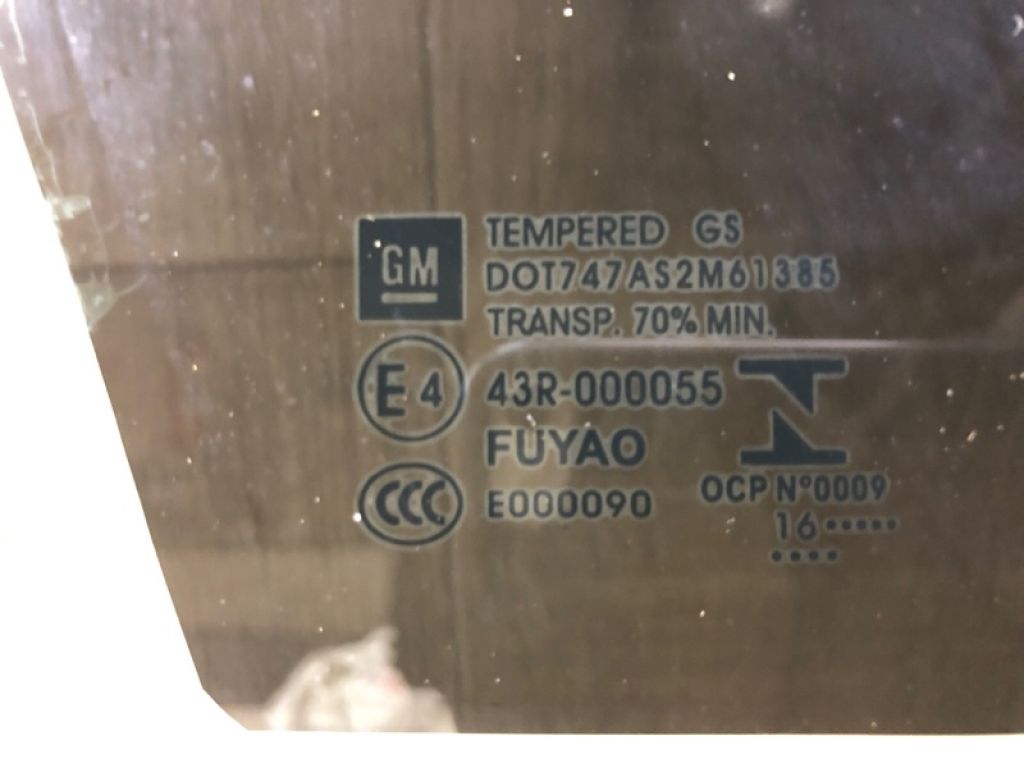 13412496 | Стекло двери передн. прав. CHEVROLET CRUZE 15- - Фото 4