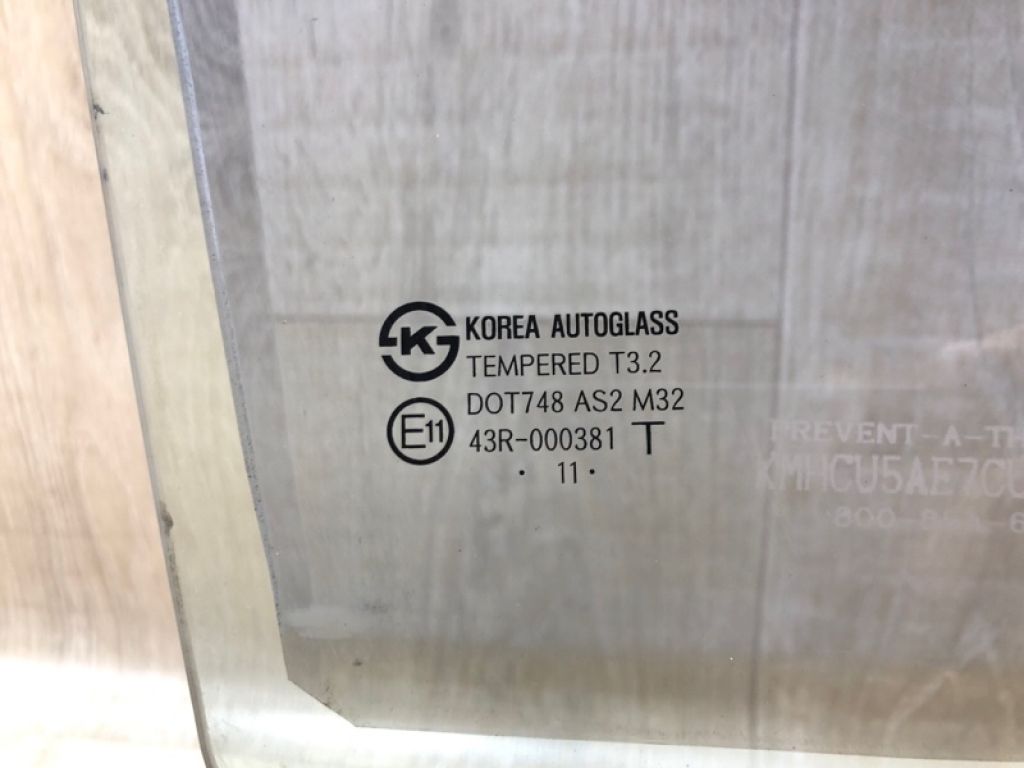 824210U010 | Скло дверей передн. прав. HYUNDAI ACCENT RB 10- - Фото 4