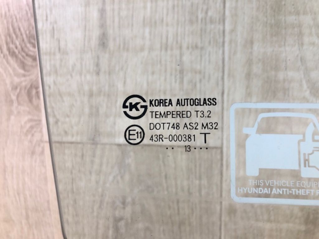 824210U010 | Скло дверей передн. прав. HYUNDAI ACCENT RB 10- - Фото 4