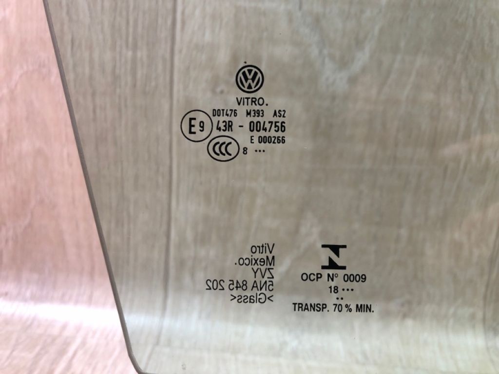 5NN845202 | Стекло двери передн. прав. VOLKSWAGEN TIGUAN 16-23 - Фото 4