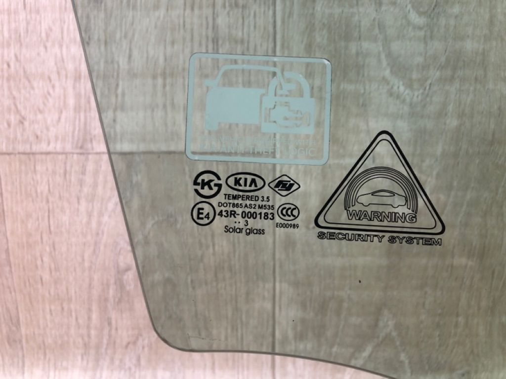 82420A7020 | Скло дверей передн. прав. KIA FORTE YD 12- - Фото 4
