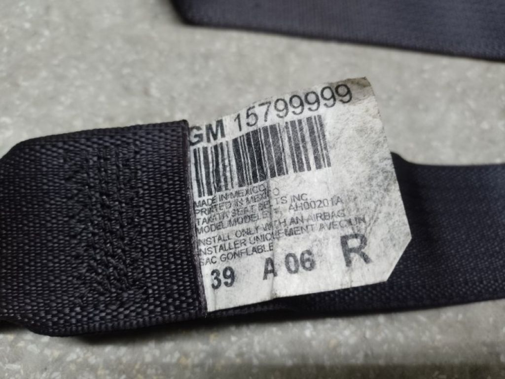 89027201 | Ремень безопасности передн. прав. HUMMER H3 05-10 - Фото 3