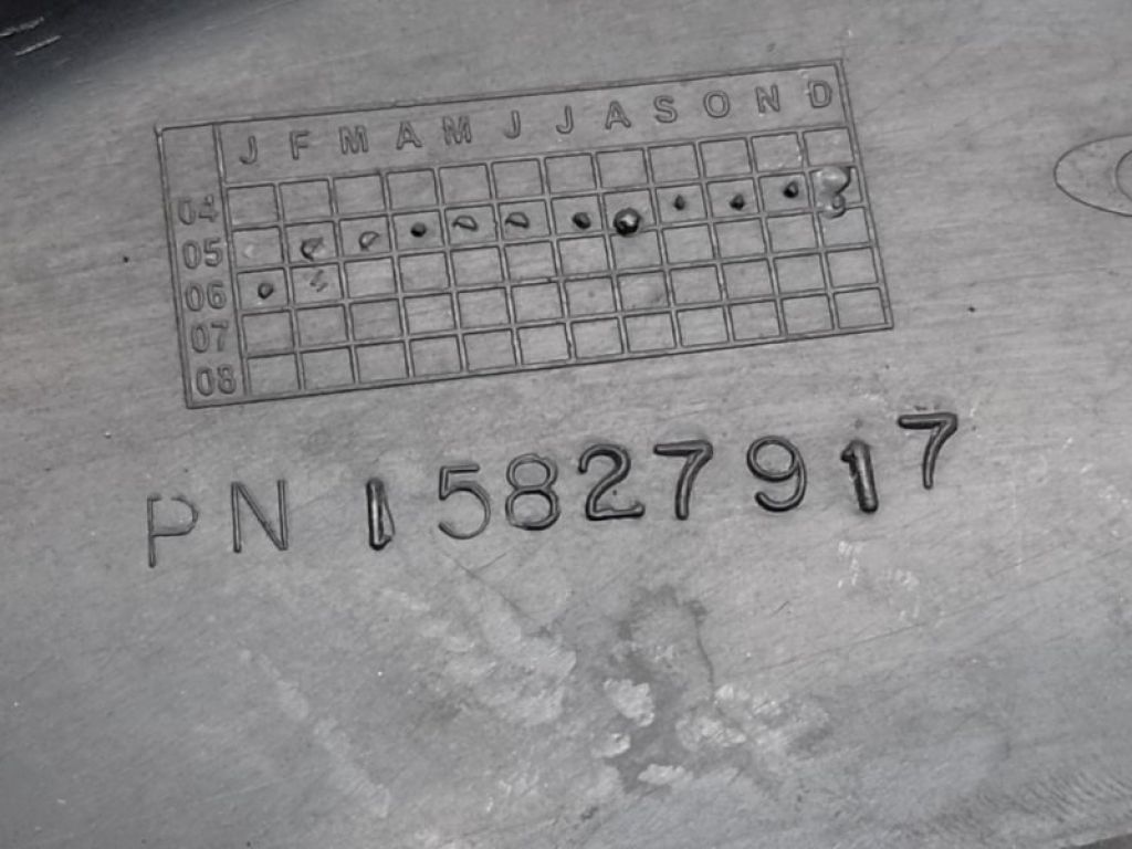 15909801 | Накладка стойки лобового стекла лев. HUMMER H3 05-10 - Фото 3