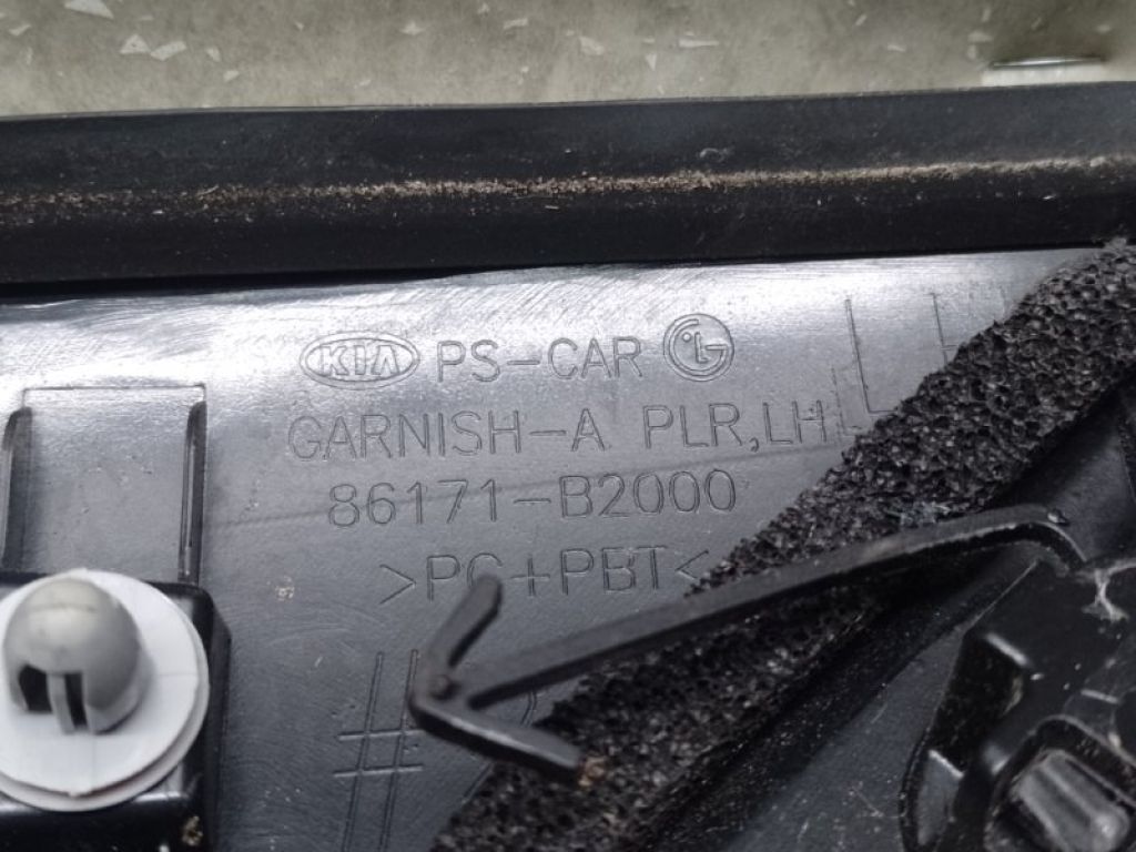 86170B2000 | Накладка стойки лобового стекла лев. KIA SOUL PS 13-19 - Фото 3