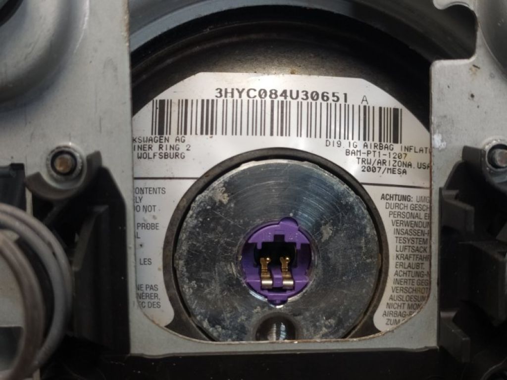 1K0 880 201 BD 1QB | Подушка безопасности в руль VOLKSWAGEN JETTA 05-10 - Фото 4