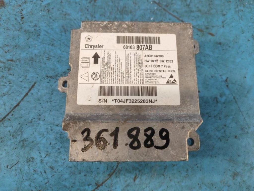 68163807AB | Блок керування AIRBAG DODGE JOURNEY 08-20