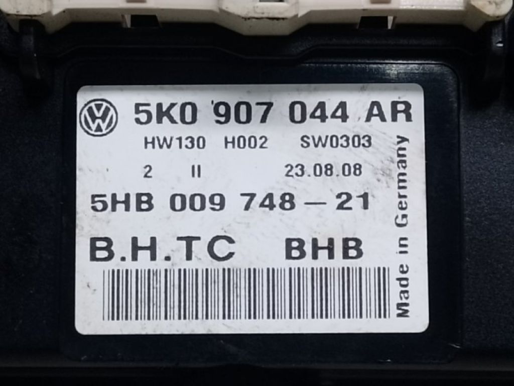 5K0907044BA | Блок управления печкой VOLKSWAGEN PASSAT CC 08-12 - Фото 4