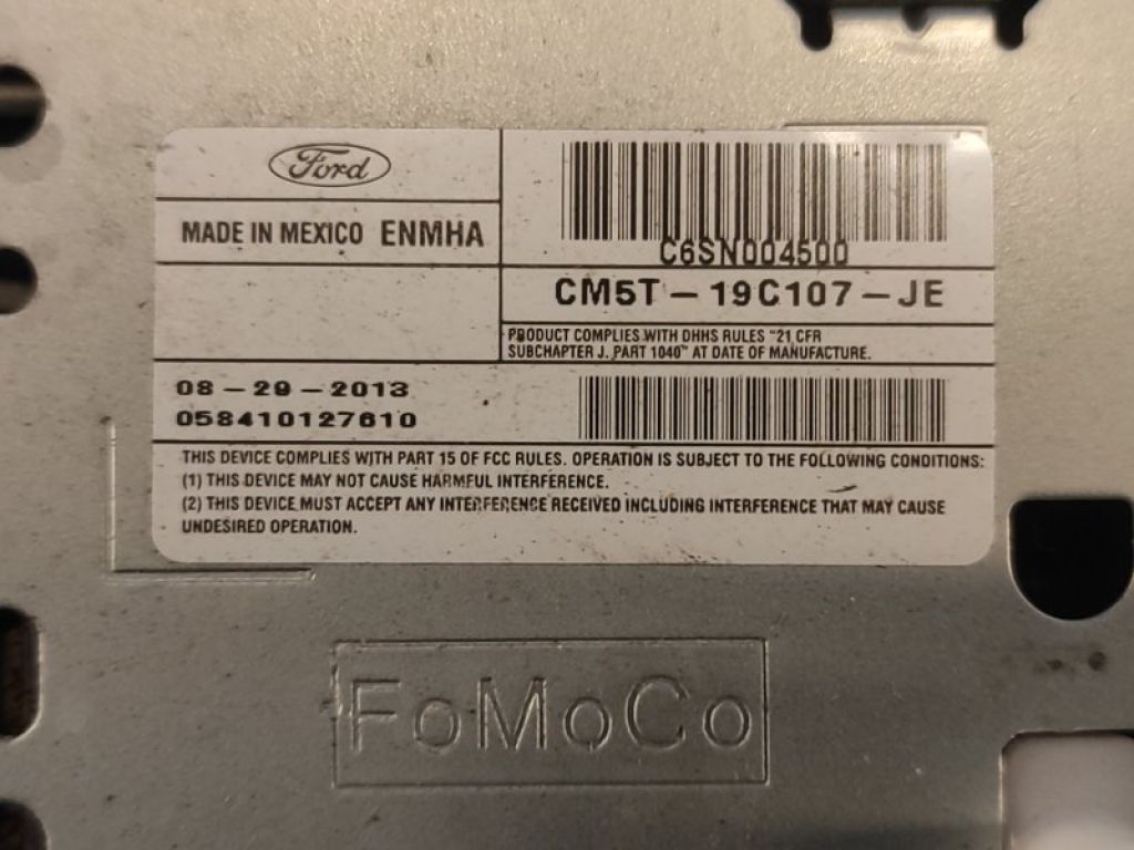 CM5T19C107 | магнітола FORD FOCUS 10-18 - Фото 7