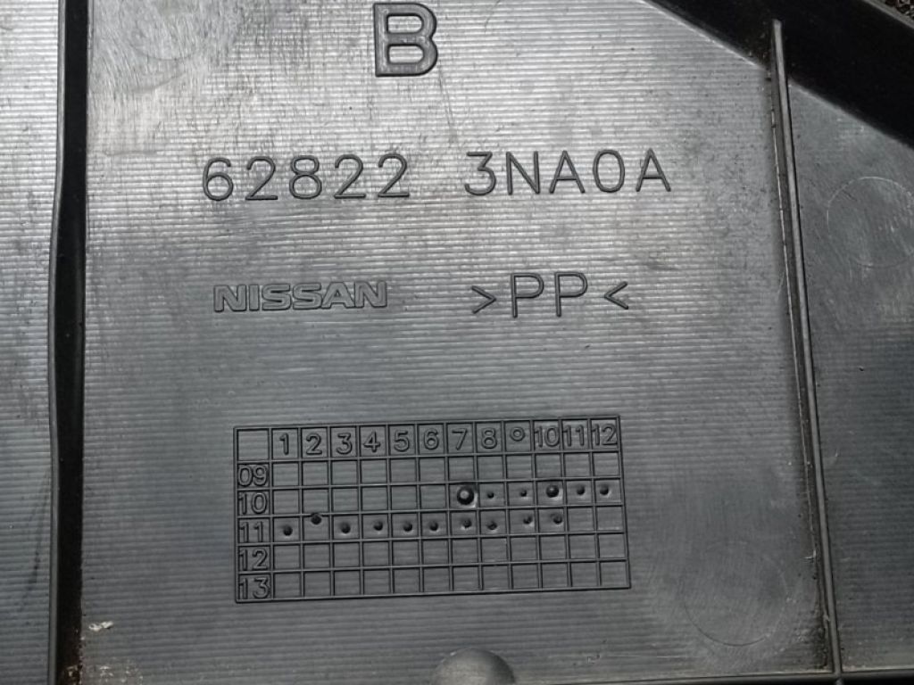 628223NA0A | Дефлектор радиатора прав. NISSAN LEAF 10-17 - Фото 3