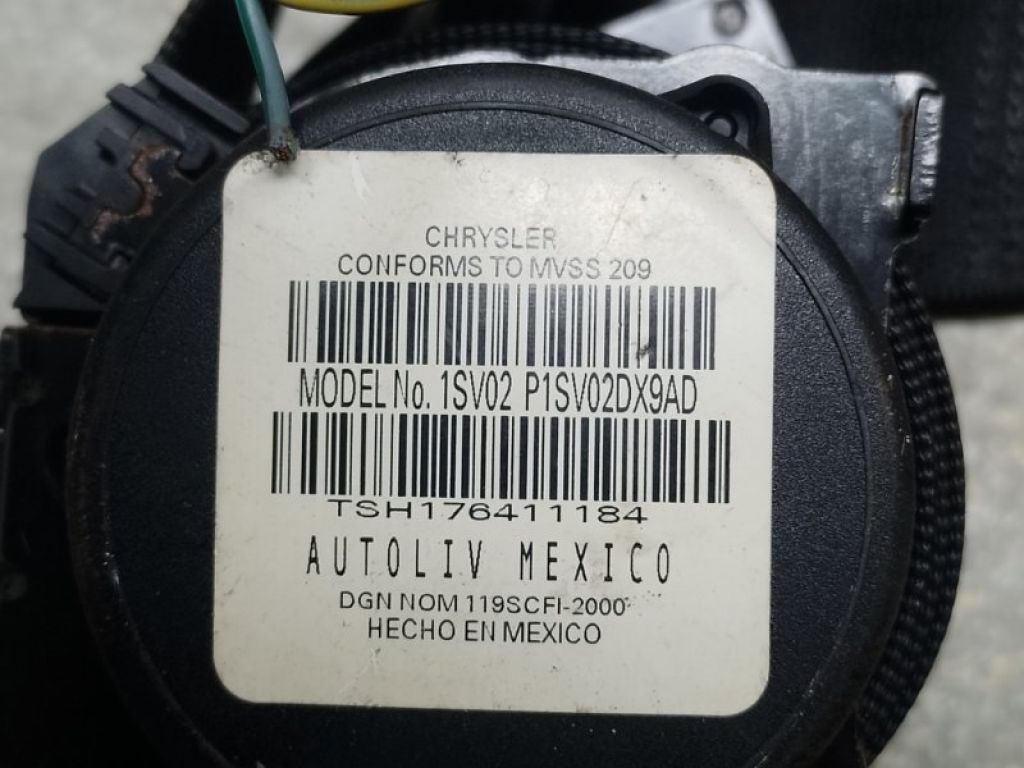 1SV02DX9AD | Ремінь безпеки передн. прав. DODGE JOURNEY 08-20 - Фото 4