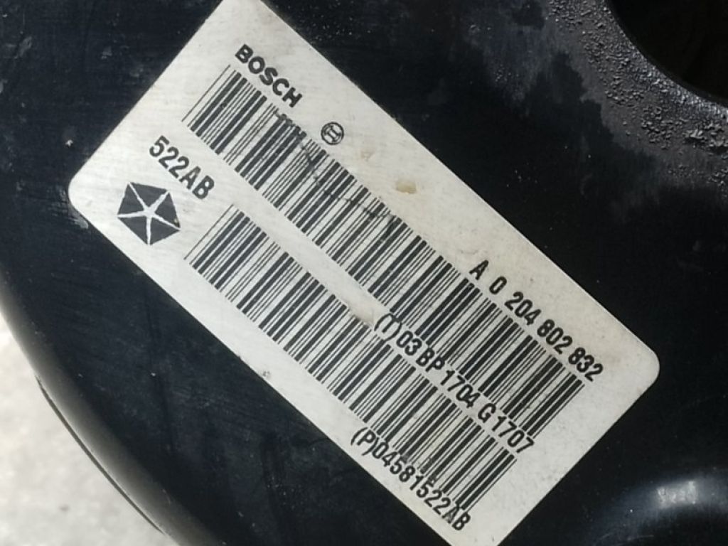 68155 434AA | Вакуумний підсилювач гальм DODGE JOURNEY 08-20 - Фото 5