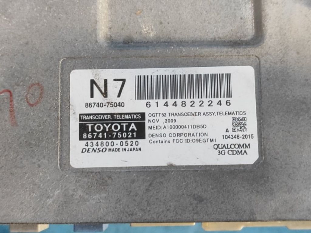 86120-75200 | магнітола LEXUS HS250H (ANF10) 09-12 - Фото 9