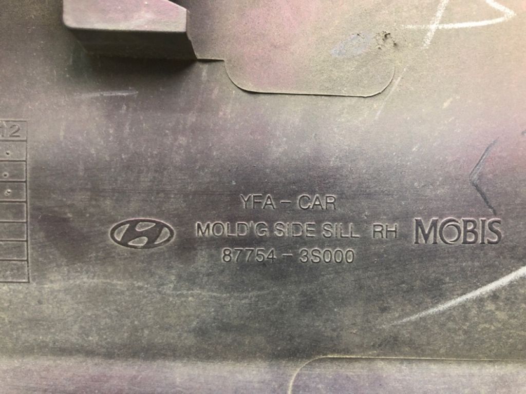 877523S000TR4 | Накладка порогу зовнішня прав. HYUNDAI SONATA YF 10-14 - Фото 9