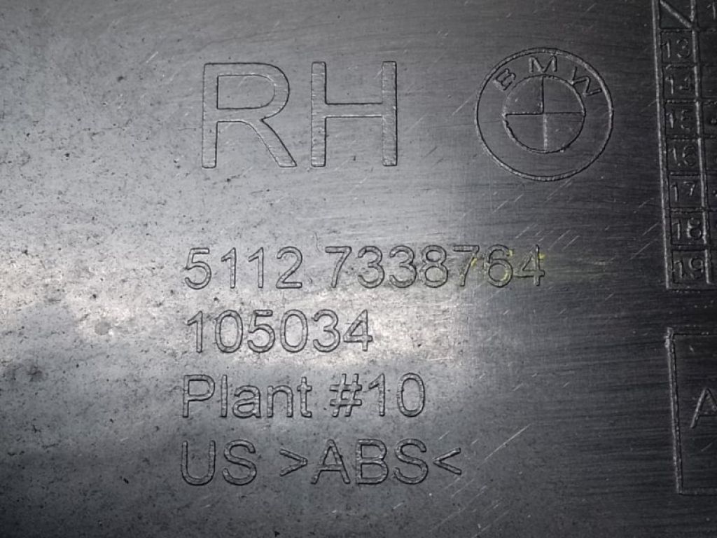 51127338764 | Кронштейн заднього бампера прав. BMW X3 (F25) 11-17 - Фото 3