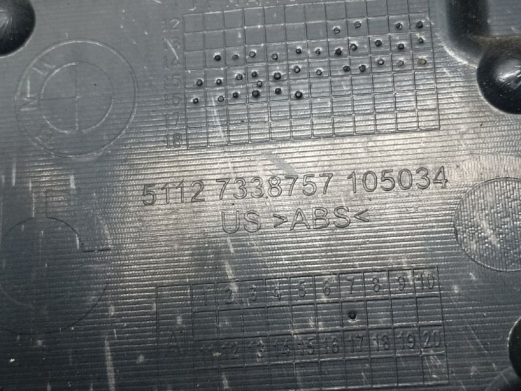 51127338757 | Кронштейн заднього бампера лів. BMW X3 (F25) 11-17 - Фото 4