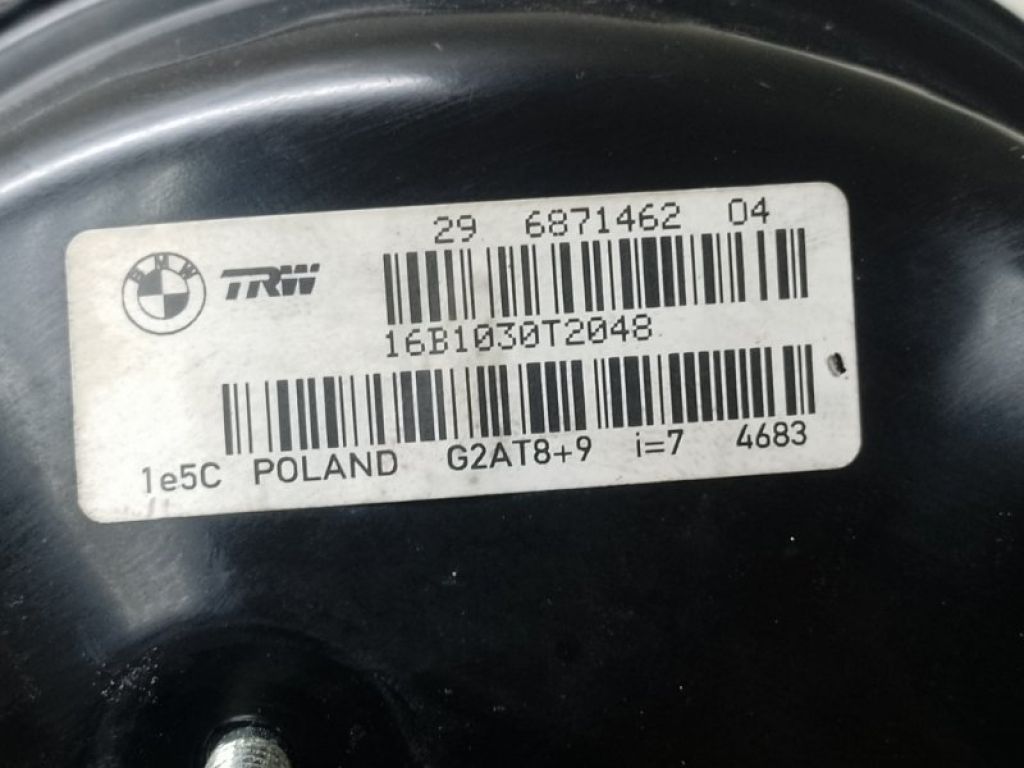 34336871464 | Вакуумний підсилювач гальм BMW X3 (F25) 11-17 - Фото 6